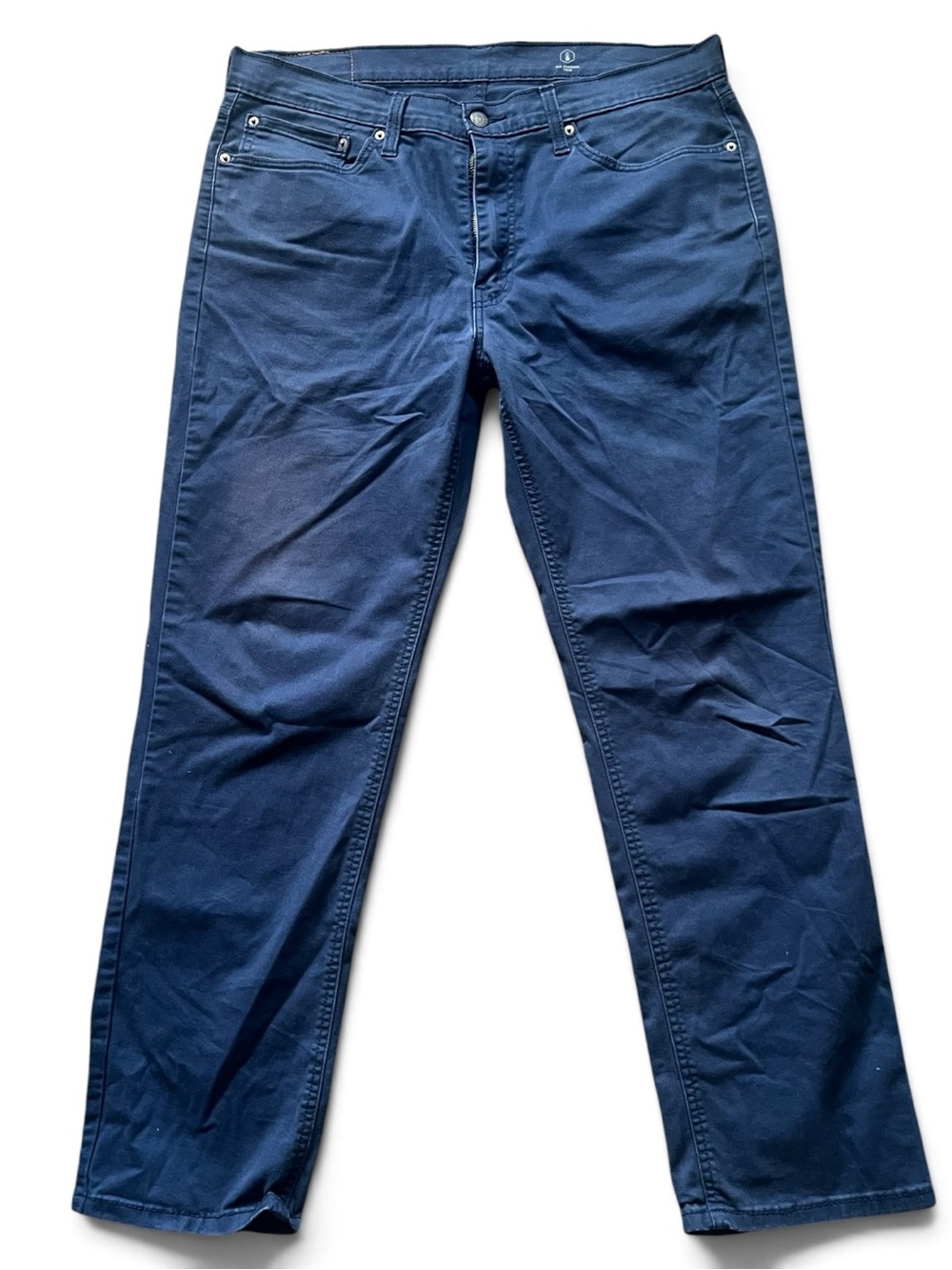 Levi's Straight Fit Athletic Taper Cut Cotton (not denim) Jeans in Navy 36w 32l